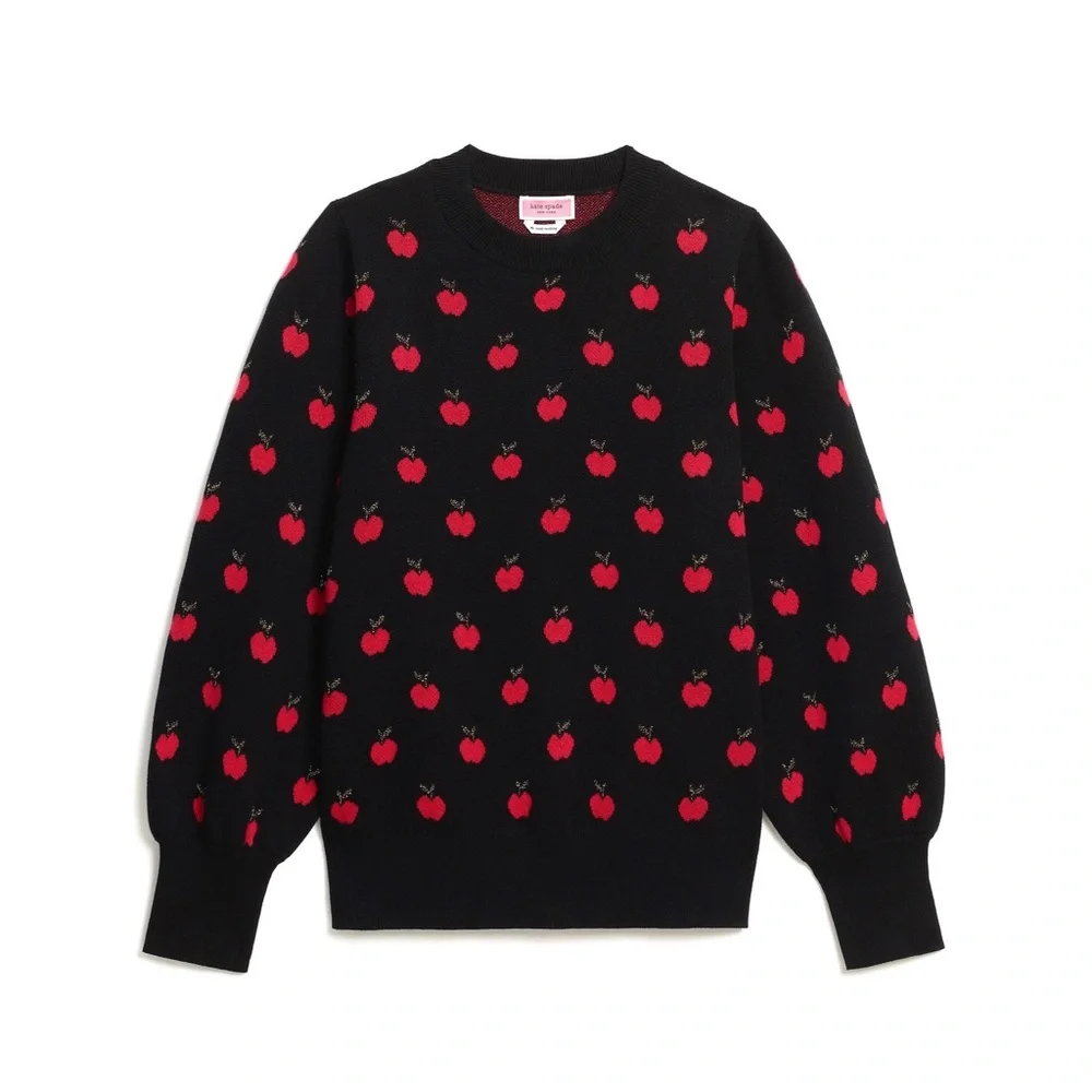 Kate Spade Apple Toss Sweater - Picture 5 of 13